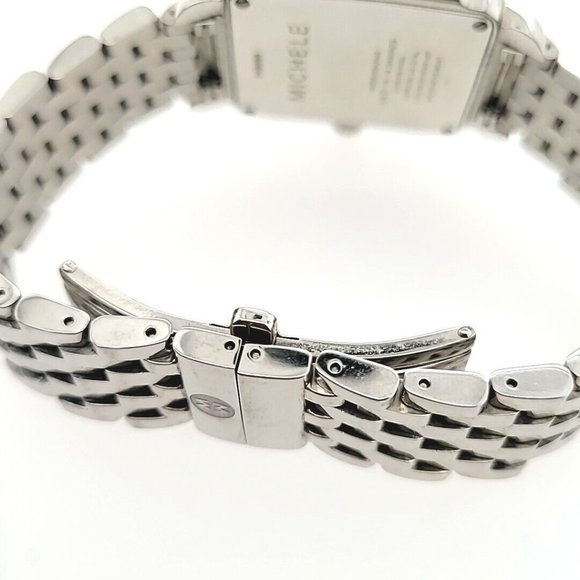 Michele Ladies Mini Deco with Diamond Dial (7635) - Picture 9 of 13